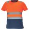 MONZON Hi-Vis póló narancs-navy 5XL