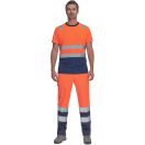 MONZON Hi-Vis póló narancs-navy 5XL