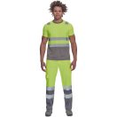 MONZON Hi-Vis póló sárga-szürke 5XL