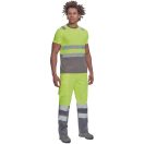 MONZON Hi-Vis póló sárga-szürke 5XL