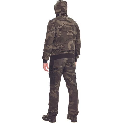 CRAMBE HOODIE terepmintás zöld 3XL