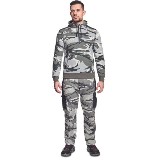 CRAMBE HOODIE terepmintás szürke M