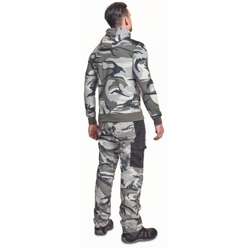 CRAMBE HOODIE terepmintás szürke M