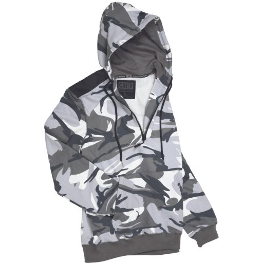 CRAMBE HOODIE terepmintás szürke M