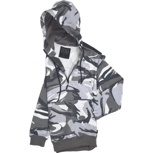 CRAMBE HOODIE terepmintás szürke M