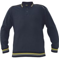 KNOXFIELD galléros pulóver antr/sárga S