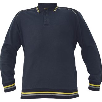KNOXFIELD galléros pulóver antr/sárga XL