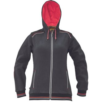 KNOXFIELD LADY kapuc.pulóver ant/pir XXL