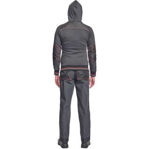 KNOXFIELD LADY kapuc.pulóver ant/pir XXL