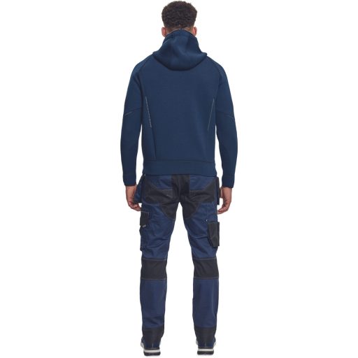 NEURUM kapucnis kardigán navy 4XL
