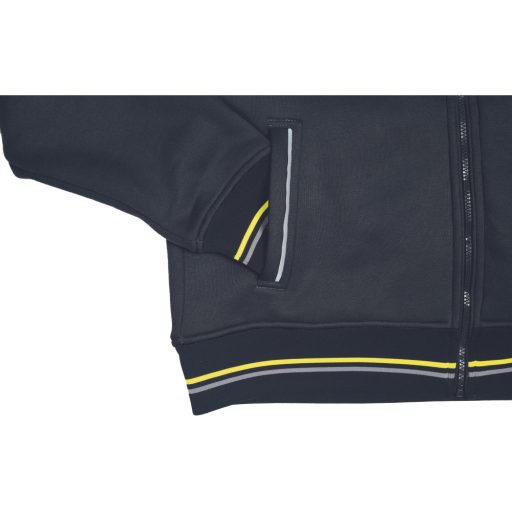 SHELDON kapucnis kardigán antracit 4XL