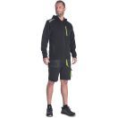 EMERTON STR kapucnis kardigán sárga 4XL