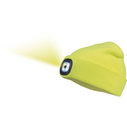 DEEL LED sapka fejlámpával sárga