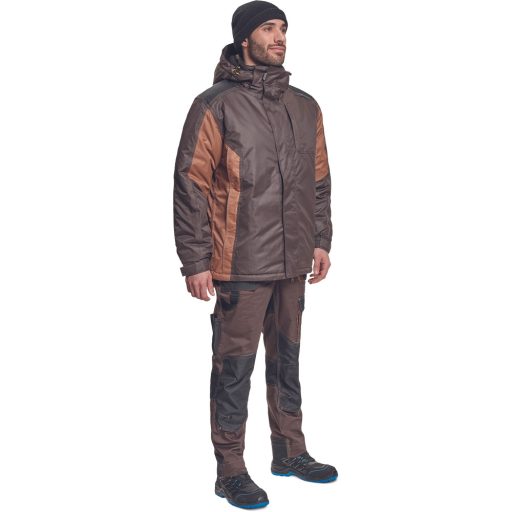DAYBORO télikabát sötét barna 4XL