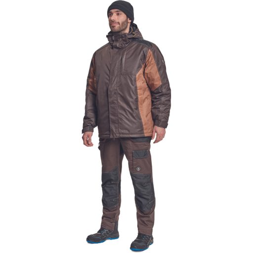 DAYBORO télikabát sötét barna 4XL