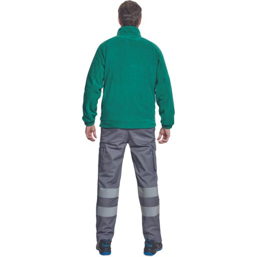BHADRA fleece pulóver sötétzöld XL