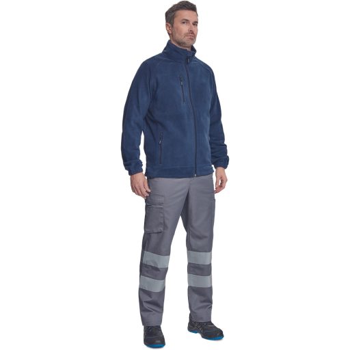 BHADRA fleece pulóver navy L