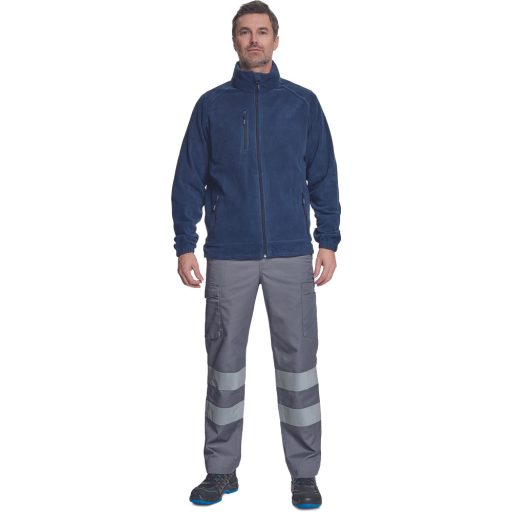 BHADRA fleece pulóver navy XL