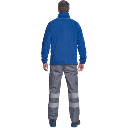 BHADRA fleece pulóver royal kék S