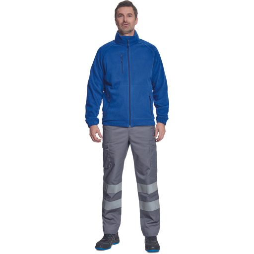 BHADRA fleece pulóver royal kék L