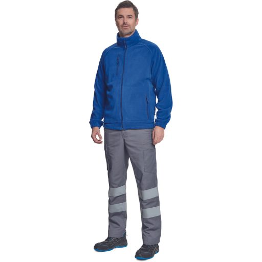 BHADRA fleece pulóver royal kék L