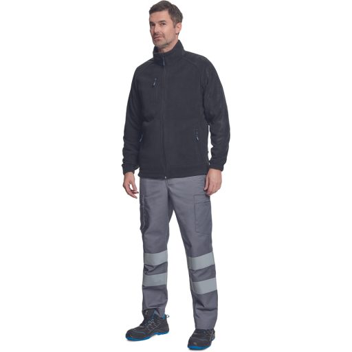 BHADRA fleece pulóver fekete L