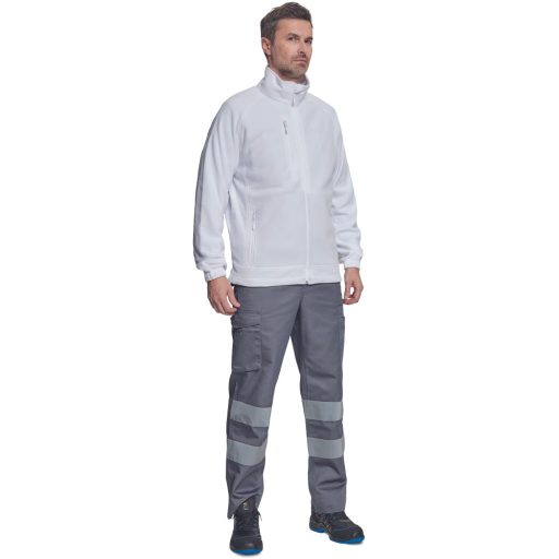 BHADRA fleece pulóver fehér 3XL