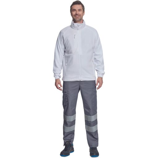 BHADRA fleece pulóver fehér 3XL