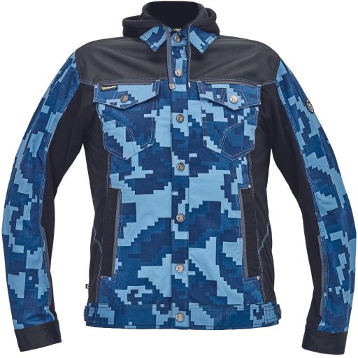 NEURUM CAMOU kapucnis dzseki navy 64