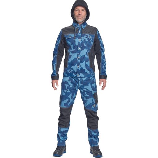 NEURUM CAMOU kapucnis dzseki navy 64