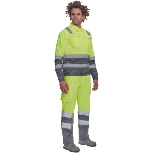 VALENCIA HV kabát sárga/navy 44