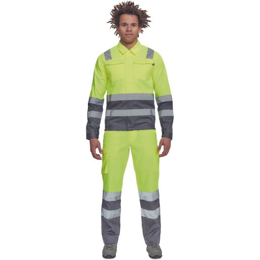VALENCIA HV kabát sárga/navy 54