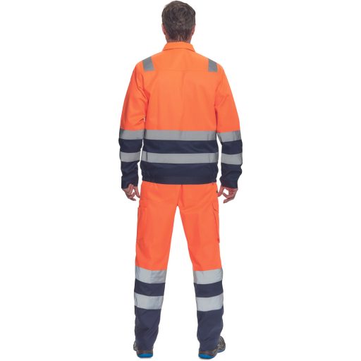 VALENCIA HV kabát narancssárga/navy 60