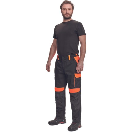 MAX VIVO nadrág fekete/narancssárga 60