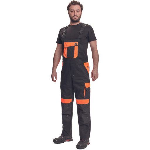 MAX VIVO mellesnadrág fekete/narancs 60