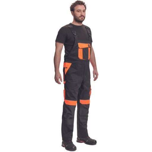 MAX VIVO mellesnadrág fekete/narancs 62