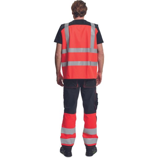 KNOXFIELD HVPS mellény piros M