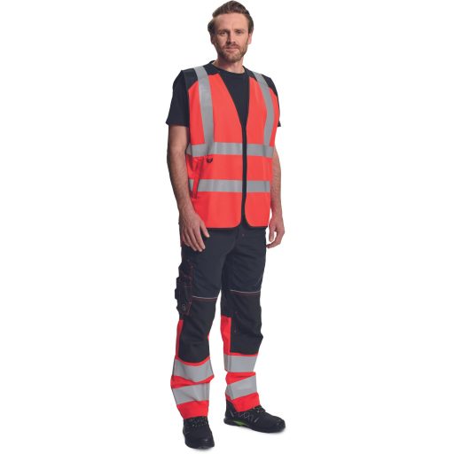 KNOXFIELD HVPS mellény piros XXL