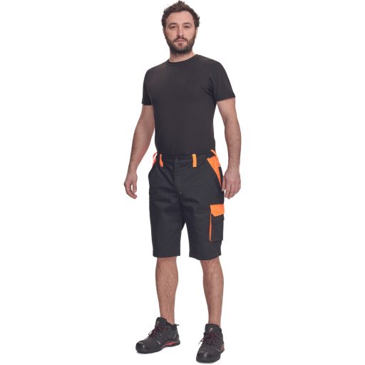 MAX VIVO rövidnadrág fekete/narancs 56