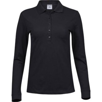   Tee Jays | TJ 146 Női hosszú ujjú luxus stretch piqué galléros póló