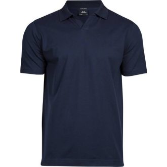   Tee Jays | TJ 1404 Nehéz férfi luxus V-nyakú stretch piqué galléros póló