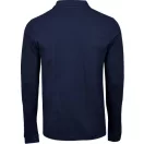 Tee Jays | TJ 1406 Férfi hosszú ujjú luxus stretch piqué galléros póló