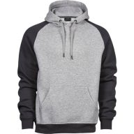 Tee Jays | TJ 5432 Kétszínű férfi kapucnis pulóver