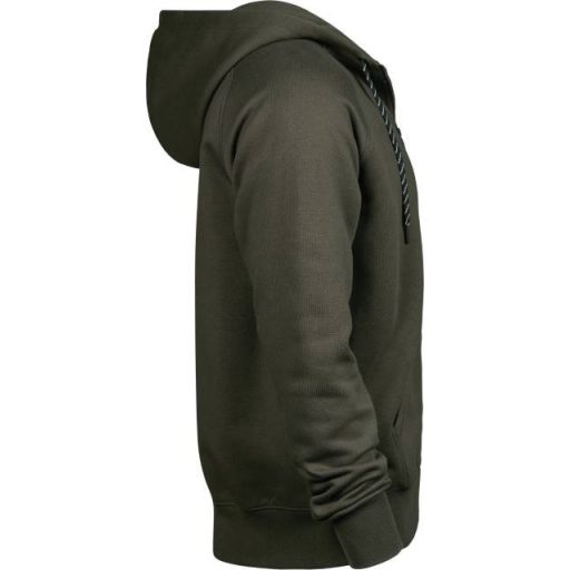 Tee Jays | TJ 5435 Férfi cipzáras kapucnis pulóver