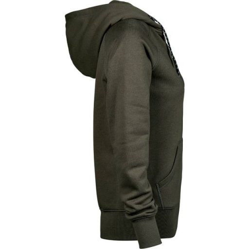 Tee Jays | TJ 5436 Női cipzáras kapucnis pulóver