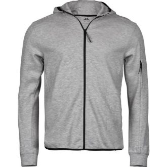   Tee Jays | TJ 5706 „Athletic” cipzáras kapucnis pulóver