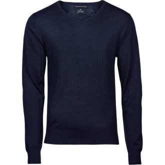 Tee Jays | TJ 6001 Férfi V-nyakú kötött pulóver