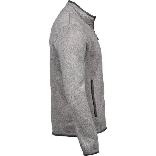 Tee Jays | TJ 9615 Férfi melange kötött polár dzseki