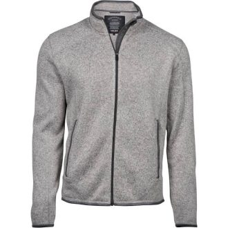 Tee Jays | TJ 9615 Férfi melange kötött polár dzseki