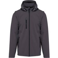 Kariban | K 422 Uniszex 3 rétegű kapucnis softshell dzseki
